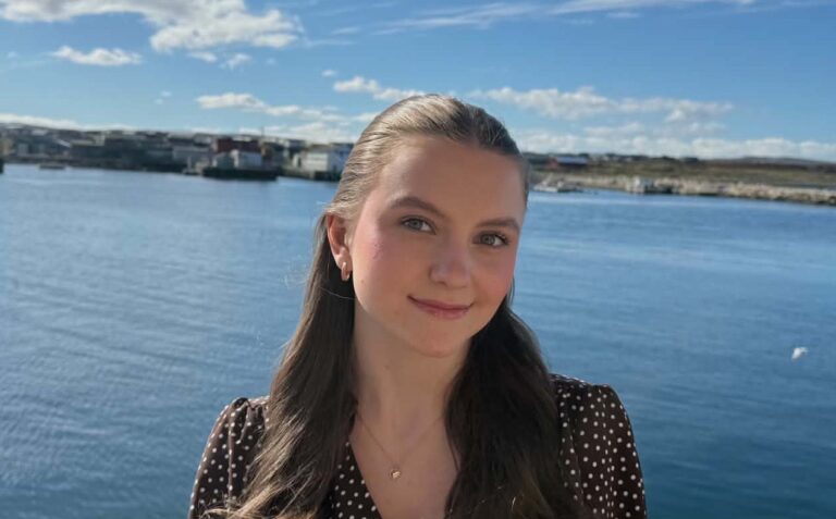 Anastasiia Frolova er ansatt i Østhavet. Foto: Privat.